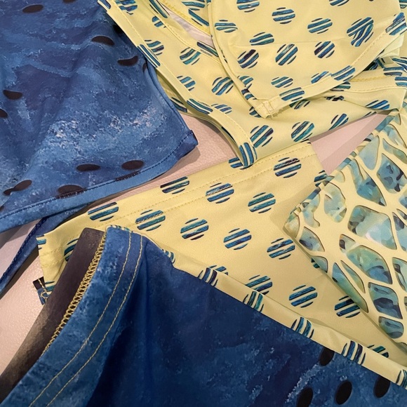 NWT M (SM)rad cutout asymmetric mini crop top arm covers sleeves cage reversible - Picture 13 of 16